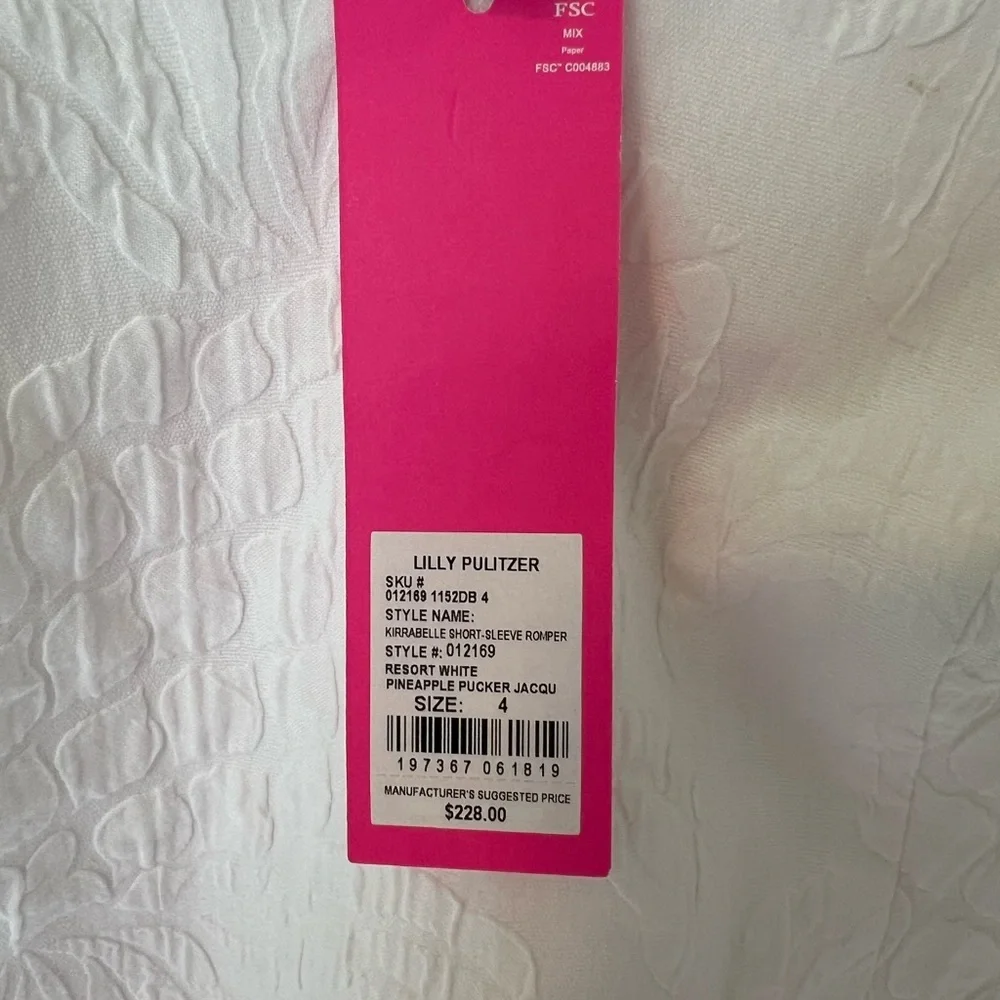 Lilly Pulitzer Kirrabelle Short Sleeve Romper - Picture 3 of 9